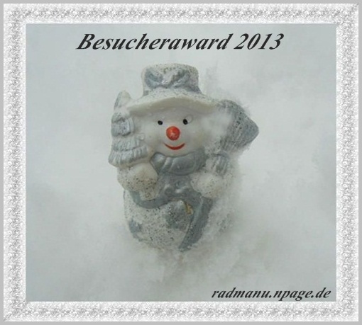Besucher-Award 2013 von Manu